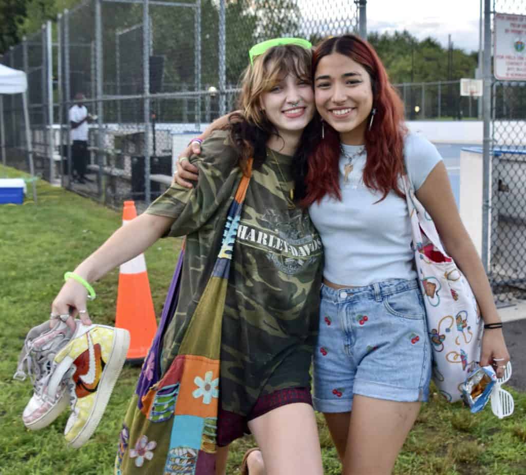 It was a perfect night to bring some friends and have fun at the foam party.