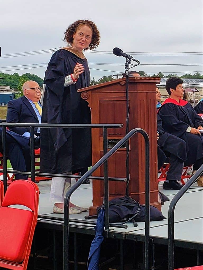 HER FIRST SAUGUS HIGH COMMENCEMENT ADDRESS-2