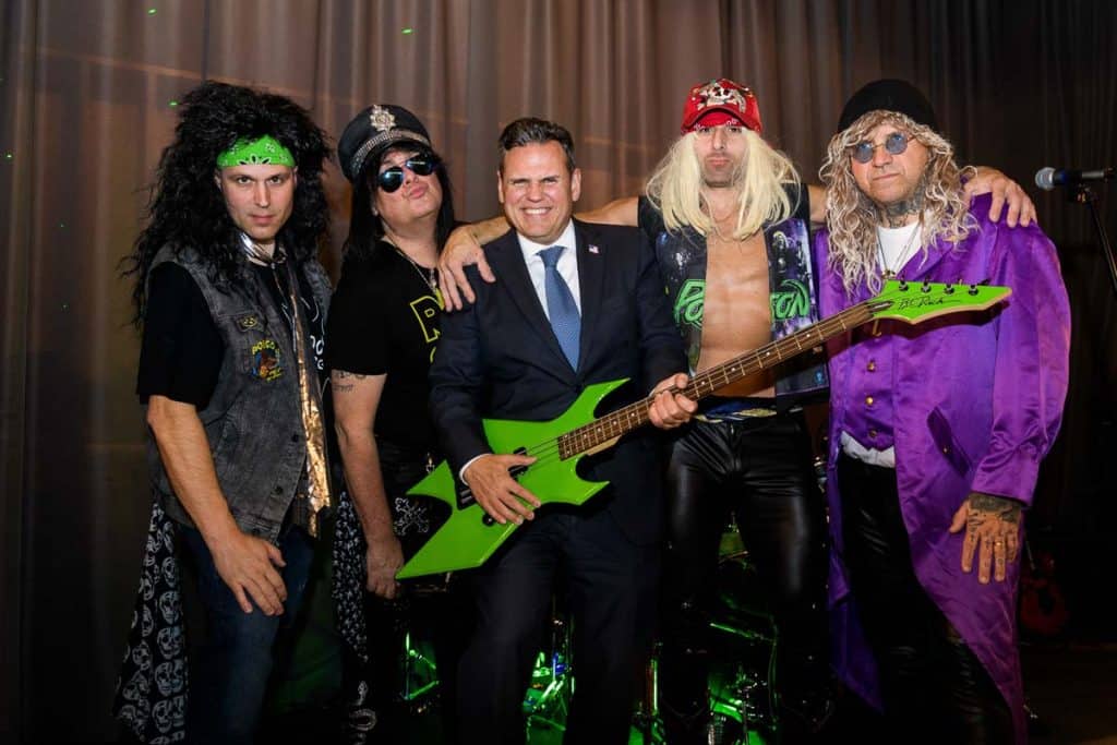 Mayor Gary Christenson joins the band!