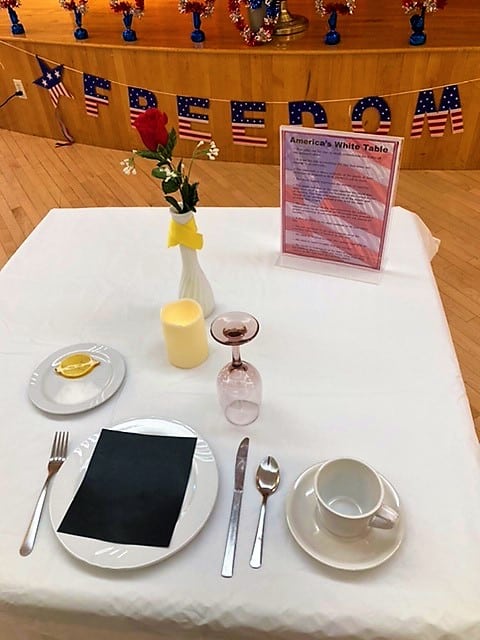 The Table of One at a Veterans Day (2)