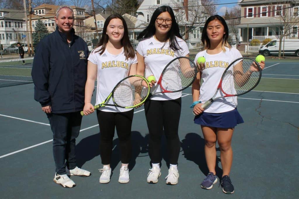 Malden High Girls Tennis Senior Captains-2