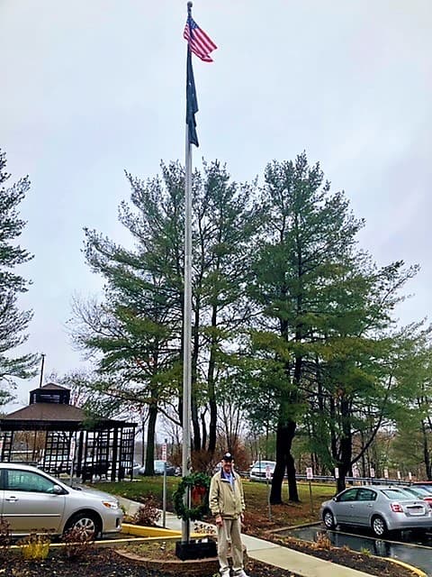 The Saugus Housing Heritage Heights got a new American flag