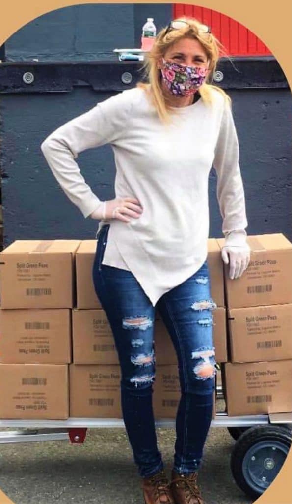 LEADING THE TEAM Irene Cardillo oversees volunteers of the Everett Grace Food Pantry, a group that has made invaluable food contributions to Healthy Students-Healthy Saugus-2