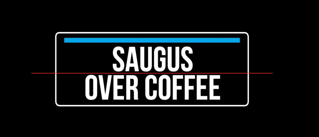 The TV logo for “Saugus Over Coffee.”
