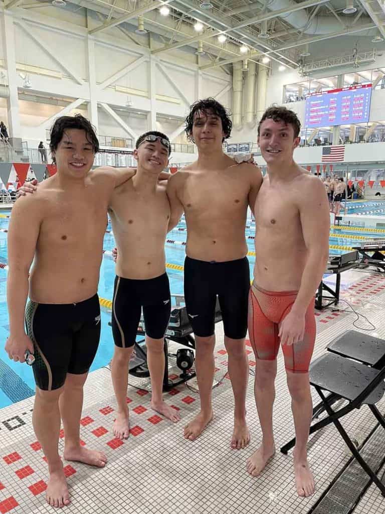high school guys swim team