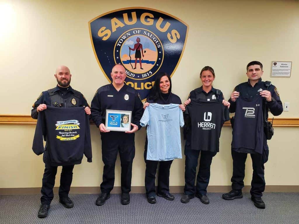 Five cops running for charity-2