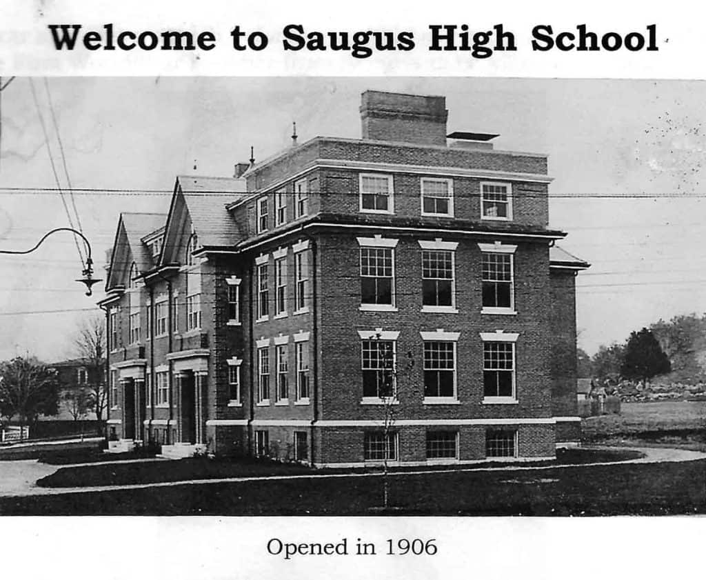 Saugus HIgh School in 1906
