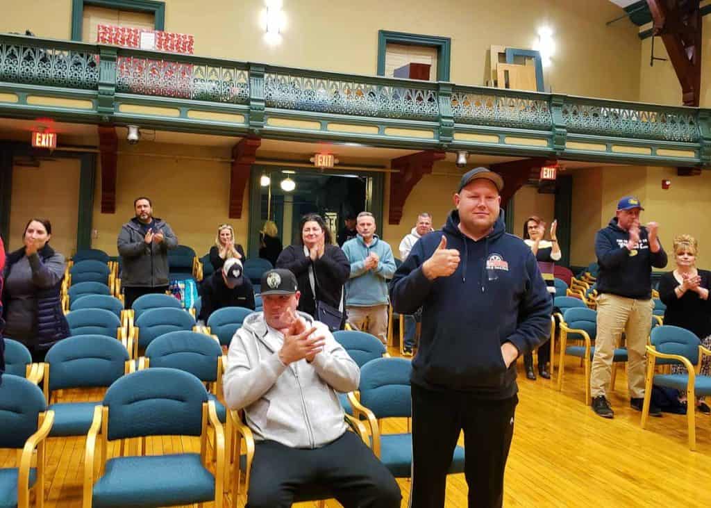 Supporters in the second floor auditorium-2