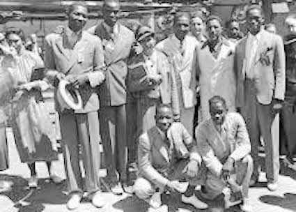 Some members of 1932 US Olympic team