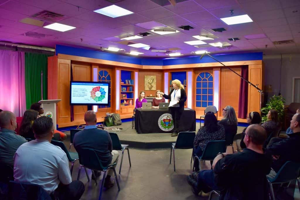 monthly Lunch and Learn was held in the ECTV-2