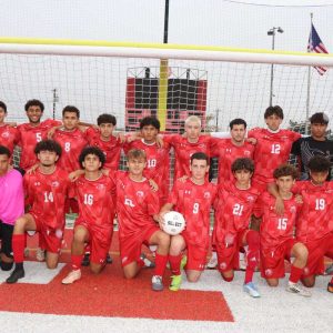 Shown from left to right: Bottom row: Lucas Assis DeOliveira, Miles Davis, Christian Dean, Emmanuel DeJesus, Lucas DeLima, Christian D’Errico Deranian, Leonardo DeSantis, Ryan DeSousa, Luan Faria, Antonio Flores and Anthony Francisco; back row: Captain Daniel Ganda, Anthony Jefferson, Otavio Lima, Caio Lopes Martins, Captain Carlos Miranda, Matheus Oliveira, Captain Otavio Patricio, Donald Santostefano, Cesar Sosa-Martinez and Nathan Tonini with Head Coach Josh Crespo and Assistant Coach André Ipojuca.