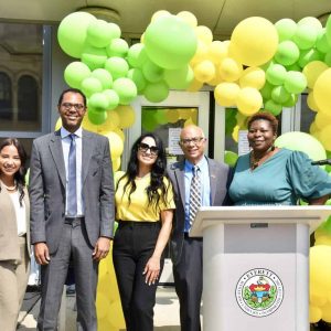 State Representative Judith Garcia, Deputy Consul for the Consulate General of Brazil in Boston Júlio Cesar de Jesus, Ward 2 Councillor Stephanie Martins, Ward 6 Councillor Al Lattanzi and the City of Everett’s Director of Diversity, Equity and Inclusion, Cathy Draine.