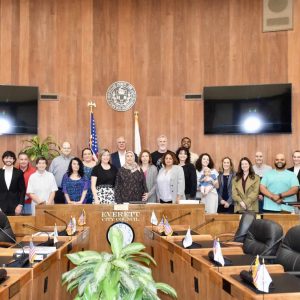 ECF presented $100,000 worth of grants to 17 local organizations in the City Council Chamber at Everett City Hall.
