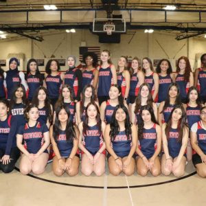 RHS Patriots Girls’ Varsity Track Team,  shown from left to right: Standing: Head Coach Racquel MacDonald-Ciambelli, Nour Maihouane, Fatima El Hariri, Annalise Rodriguez, Aidah Louaddi, Rania Hamdani, Jaliyah Manigo, Genevieve “Gigi” Zierten, Olivia Rupp, Gemma Stamatopoulos, Danni Hope Randall, Emma DeCrosta, Gianna Chiodi, Ngena Mlongecha and Assistant Coach Noelle MacDonald; kneeling: Kawtar Lharz, Deborha Santos Artica, Angelynn Ramirez Tobon, Ina Tamizi, Doris Guadron Chinchilla, Larissa Saraiva, Zacharania “Zizi” Kalliavas, Julieta Agudelo, Sabrina Pereira and Basma Sahibi; sitting: Isabella Afonso, Adis Cordero, Fabiana Pellegrino, Jaleeyah Figueroa, Jade Dang, Lesly Mendoza, Sara Brown Abdelfattah, Dina Elfathy, Bsmela Ahmed and Dayana Ortega. (Advocate photo)