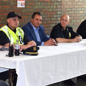 The panel, consisting of Mayor Carlo DeMaria, Police Chief Paul Strong and EPD command staff, answered questions and discussed a variety of topics from public safety to initiatives the police department has undertaken. (Photos courtesy City of Everett)