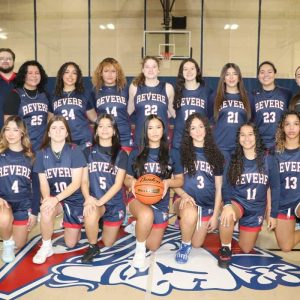 Varsity — Kneeling, shown from left to right, are: Sara Shai, Ajsi Balla, Kelsey Morales, Rebecca Mercado, Sarah Lechheb, Sonia Haily, and Haley Peralta. Standing, shown from left to right, are: Assistant Coach Elizabeth Lake, Assistant Coach Michael Lucas, Paula Lopez, Destiny Borges-Kelley, Asmaa Azeroual, Captain Shayna Smith, Addison Ulwick, Zohra Bekreira, Allyson Olliveirra, Head Coach Ariana Rivera, and Assistant Coach Victoria Correia.
