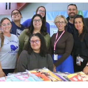 A.C. Whelan parents and staff enjoying Fall Bash.