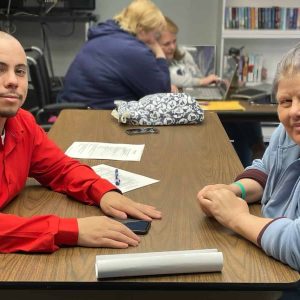 Staff and volunteers from Mystic Valley Elder Services (MVES) have been helping residents resolve their technology troubles. MVES will be at the Connolly Center in Everett every Thursday in December to offer their help with your smartphone, tablet, laptop and any online issues you might have. (Courtesy photo)