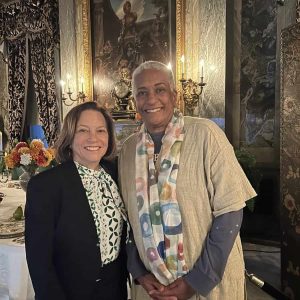 “Staatsburgh” - Debra Bruno (left) and Eleanor Mire at the Staatsburgh State Historic Site in Duchess County, NY. (Credit: Bob Davis)