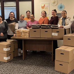 State Representative Joe McGonagle joined the Eliot Family Resource Center (FRC) in donating, organizing and delivering Thanksgiving meals for Everett families