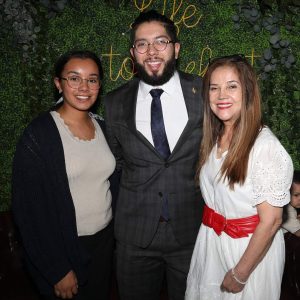 7.	Councillor Juan Pablo Jaramillo with his wife, Crystal and mother, Maria Irene Arias.