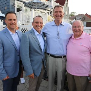 Rep. Jeff Turco with Mayor Patrick Keefe, Mass. Legislature Joint Committee on Ways and Means Co-Chairperson Aaron Michlewitz and former Speaker of the House Bob DeLeo.