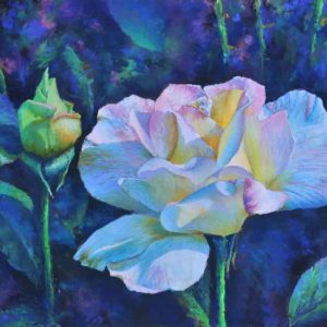 A LOVELY PAINTING: “Each Year The Rose Returns” – this rose painting by artist Jeff Fioravanti is a touching tribute to the most popular Valentine’s Day flower. (Photo courtesy of Jeff Fioravanti)
