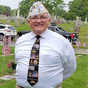A PROUD VETERAN Vietnam War Era veteran David John Aloysius Nelson, served as the guest speaker at Saugus Memorial Day ceremony in Riverside Cemetery last year-2