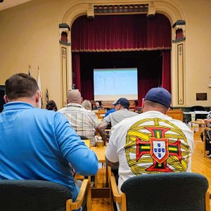 A QUICK NIGHT: The 2026 Annual Town Meeting during its final session on Monday night took about 29 minutes to approve the final five articles, including the 2027 Fiscal Year budget. (Saugus Advocate photo by Mark E. Vogler)