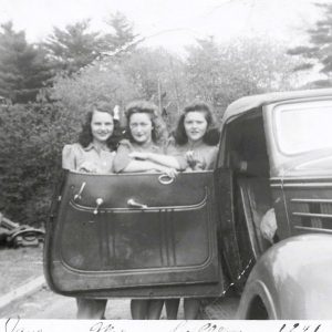 A girls’ time out: Jane (McCullough) Moorhouse, Mary (Murphy) Penney and Sally (Doherty) Mansfield. (Courtesy photo to The Saugus Advocate)