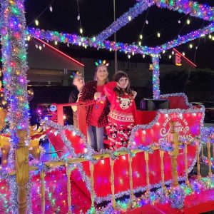 A scene from last year's Santa Parade (Saugus Advocate file photo by Tara Vocino)