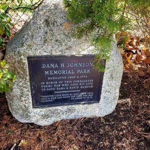 A stone memorial near the entrance-2
