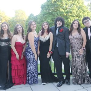 Shown from left to right: Ryan Mrabbi, Zenera Shahu, Madelynne Leonard, Gigi Ferreira, Bella Vasi, Stephen Gallewski, Addy Spinney and Michael Stackhouse.