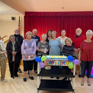 Pictured from left to right: Front row: Millie Doucette, Joan Fowler, Paula Schulze, Avis McLennan, Linda Murphy, Diane Sutera and Lorraine Martel; back row: John Serino, Charley Varney, Shelly Deon, Chris Wawrzynowicz and Ken Vanhorn.