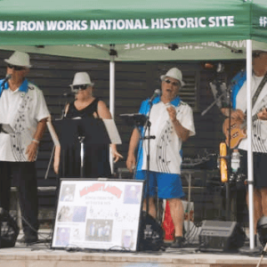 BACK AGAIN: The Memorylaners, a very popular local group, will be making a return performance on Wednesday (July 16) at the Saugus Iron Works National Historic Site. Here’s a scene from last year’s concert. (Courtesy photo of Laura Eisener)