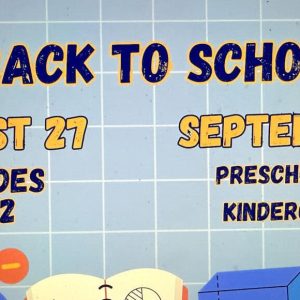 BACK to SCHOOL