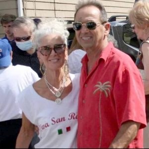 Recent retiree Barbara Scibelli and her husband, Mike.