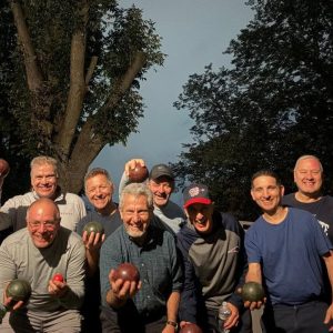Front row: Mario Russo, Marco DiScipio, Billy Smeglin and Dommy Bucci. Back row: Steve Pulsifer, Kenny Bucci, David Zinetti and Dickie Santo.