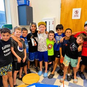 BOOK BUDDIES: Here are a few of the more than 400 students who attended the seven week long free Reading Enrichment Program with reading teacher Toni-ann Merlina. (Courtesy photo of Amy Melton)