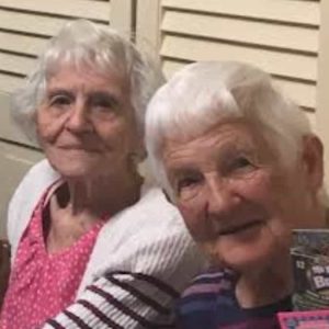 Happy 94th Birthday wishes to twin sisters Antoinette Broderick and Annie Alba, who live in the Village section of Everett. Best wishes on this very special occasion!
