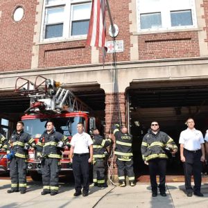 NEVER FORGET: Archive photo from the City of Everett’s 2017 9/11 Remembrance Ceremony at Central Fire Station. This year’s remembrance will take place at Central Fire Station on Wednesday, Sept. 11 at 8:30 a.m. (Photo courtesy of the City of Everett)