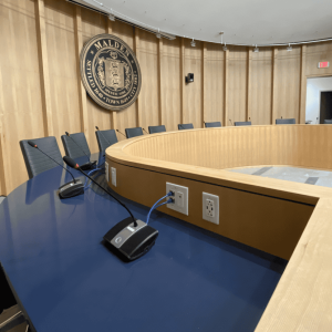 MALDEN CITY COUNCIL CHAMBER: An Open Meeting Law violation allegation made by one Councillor on another Councillor is now being investigated by personnel from the office of Malden City Solicitor Alicia McNeil. (Courtesy/City of Malden)