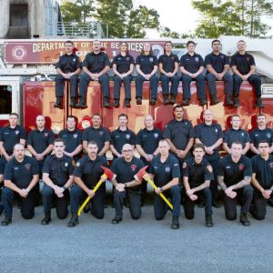 The graduating firefighters of Class #323 represent the fire departments of Andover, Attleboro, Belmont, Devens, Dudley, Fitchburg, Maynard, Methuen, Norfolk, North Andover, Northborough, Orleans, Revere, Salem, Shrewsbury, Tewksbury and Westborough. (Courtesy photo)