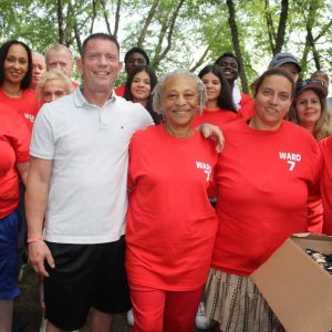 It was a team effort to put on Ward 7 Councillor Christopher Simonelli’s 4th of July festivities at Lincoln Commons in Ward 7.