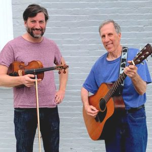 Howie Newman (right) and Dave Talmage, aka Knock on Wood, will perform a free concert of well-known Classic Rock covers at Everett’s Wehner Park on Thursday, July 6.