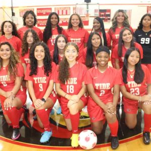 Pictured from left to right: Back row: Lamiah Wyzard, Nubia Pereira, Emilia Maria-Babcock, Leandra Germain, Layla Bentancur-Cardona, Laura Sanchez; middle row: Alondra Flores, Luna Sepulveda, Emily Pereira, Yelsa Garia and Leah Ferullo; and front row: Karla Lopez Linares, Gabriela Lones, Kathleen DeSouza, Shyann Ambersley and Casey Martinez.