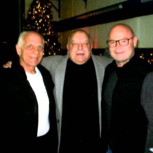 Pictured from left to right: former Councilman Nick Saia, longtime supporter Ward 1 Councillor Wayne Matewsky and Teamsters President Sean O’Brien. (Courtesy photo)