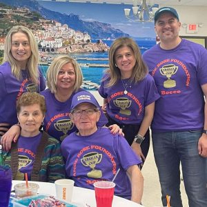 Pictured above are Erminia Buscaino, Tricia LaRocca, Gina Maniscalco, Anthony Cataldo, Adriana Carbo, Giuseppe Cataldo and Elvira Cataldo.