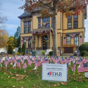 Last year’s Veterans Day Field of Flags (Courtesy photo to The Saugus Advocate)
