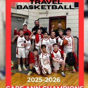 Left to right: Back row: Coaches Jeff Moses, Craig Ripley and Brian Sullivan; middle row: Tony Smith, Julian DiPaolo, Luca Zaferacopoulos, Anthony Cecere, Bentley Ripley, Brian Sullivan and Cody Keohane; bottom row: Jack Brown, Ross Graziose and Jeffrey Moses. (Courtesy photo)